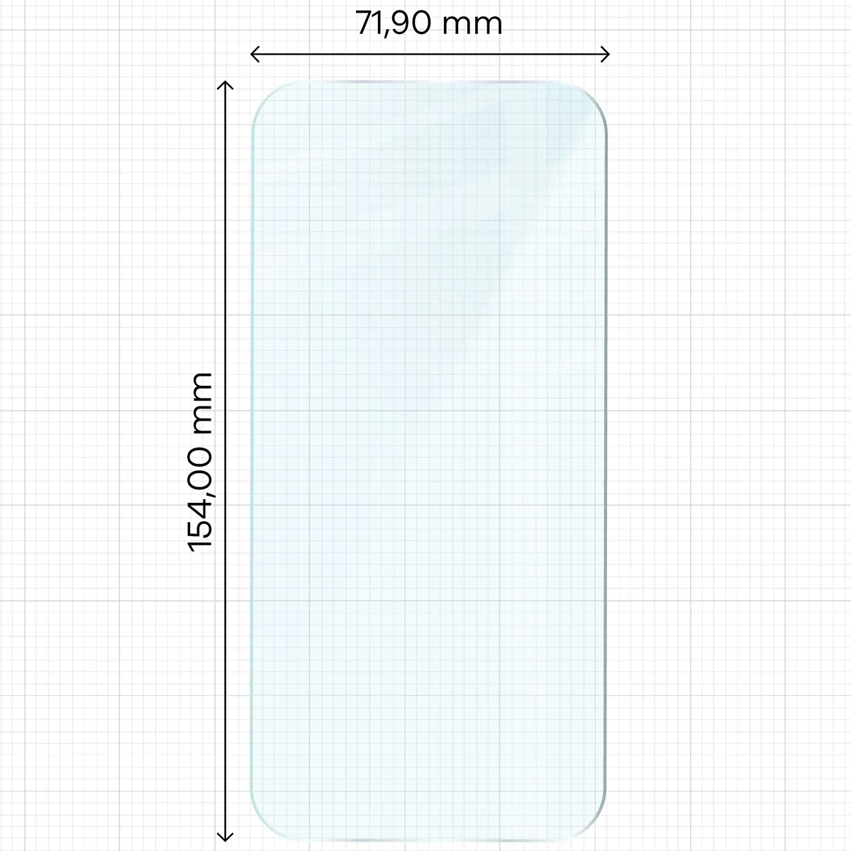 Gehärtetes Glas für Xiaomi POCO F8 Pro, Bizon Glass Clear - Image 2