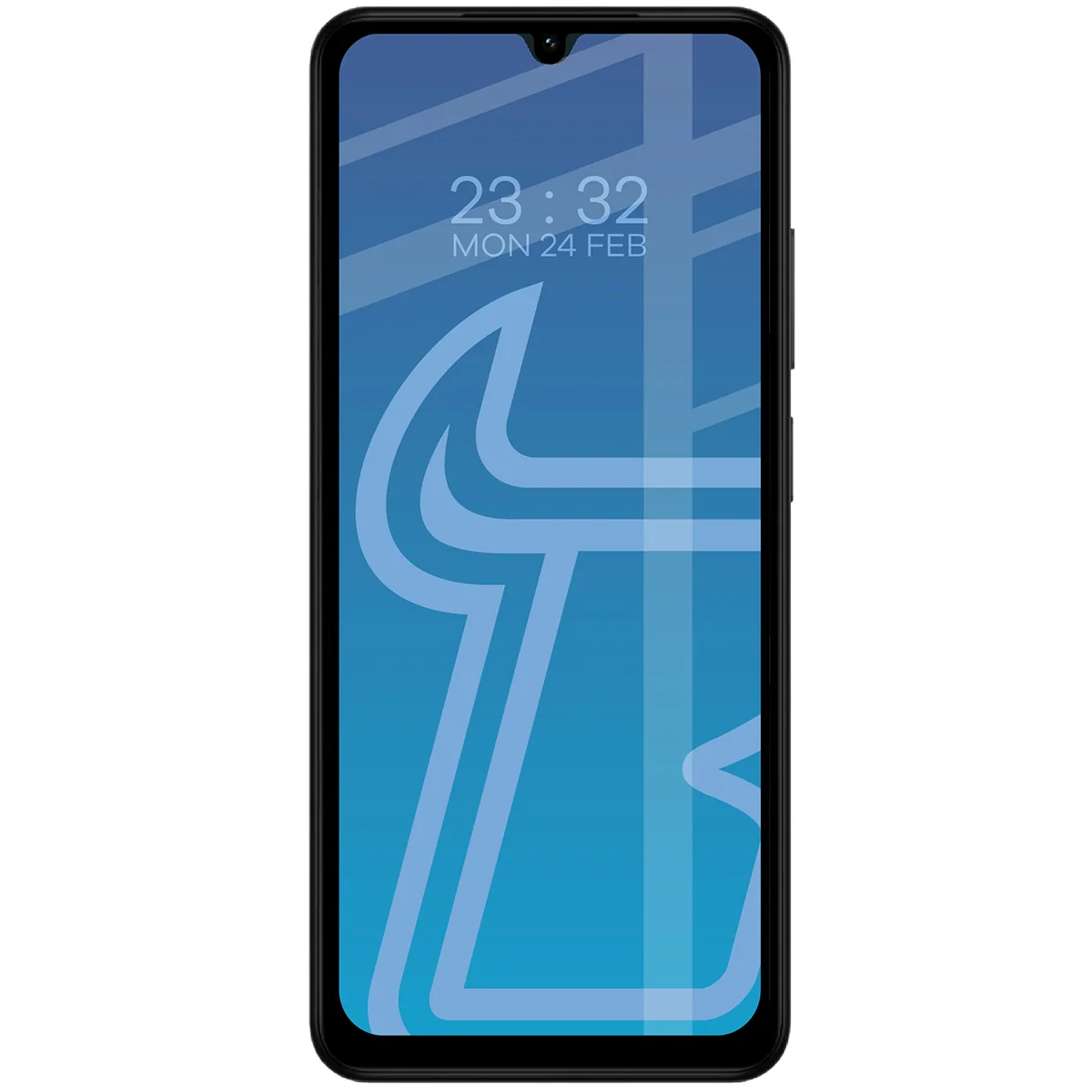 Gehärtetes Glas für Xiaomi Redmi A5 4G/Poco C71, Bizon Glass Edge, Schwarzer Rahmen - Image 3
