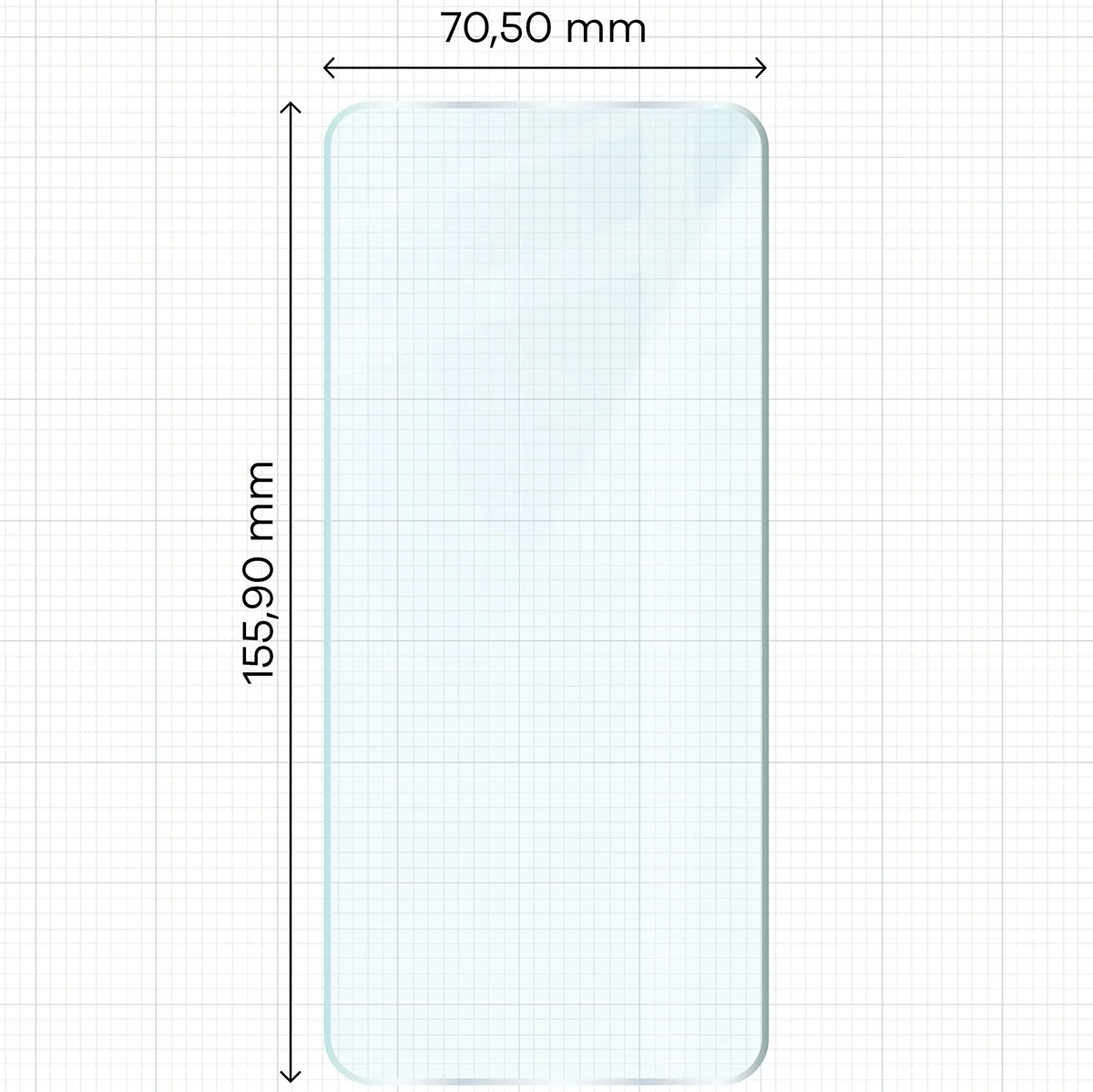 Gehärtetes Glas für Xiaomi Redmi Note 13 4G, Bizon Glass Clear Duo, 2 Stück - Image 2