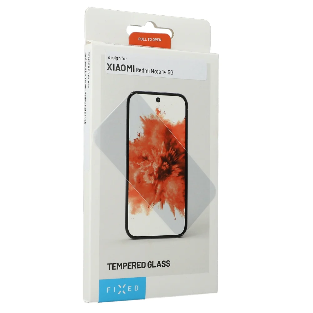 Gehärtetes Glas für Xiaomi Redmi Note 14 5G, Fixed 2.5D Tempered Glass, Transparent - Image 4