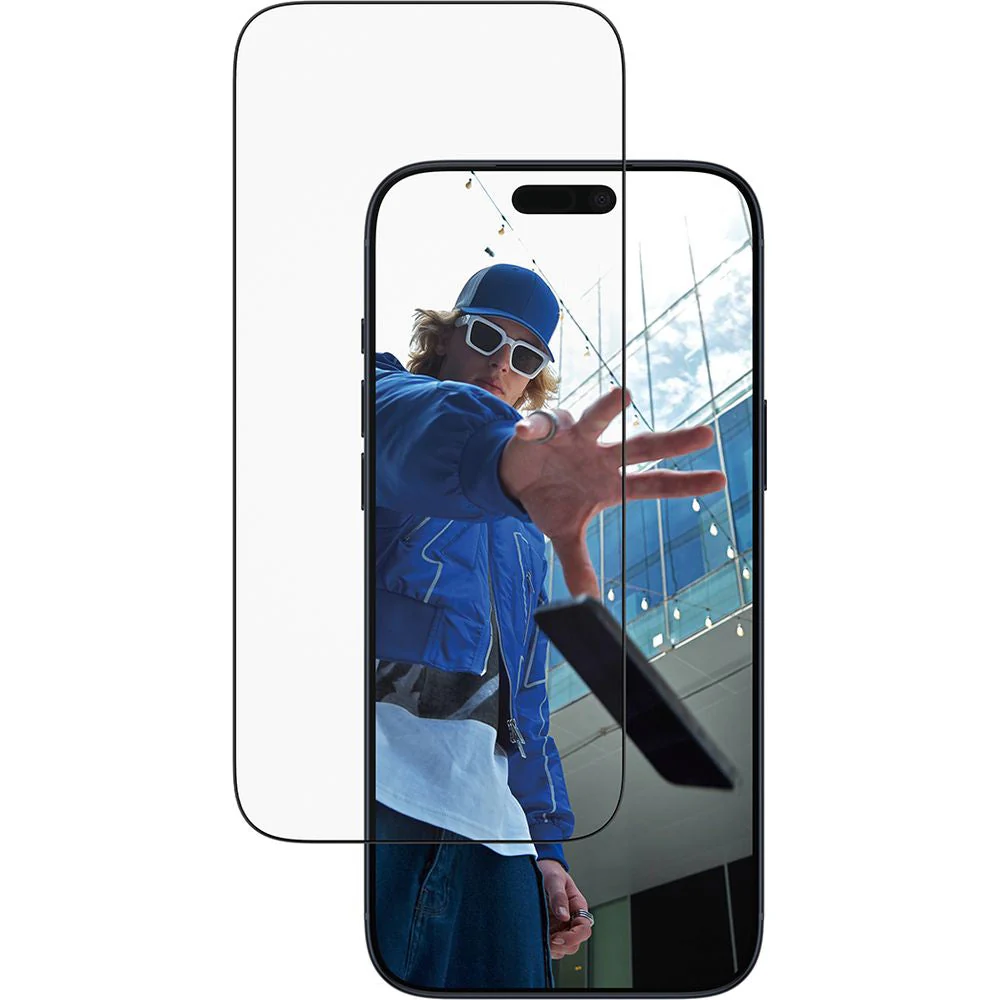 Gehärtetes Glas mit Applikator für iPhone 17 Pro Max, PanzerGlass Ultra-Wide Fit, Transparent mit schwarzen Rahmen - Image 2