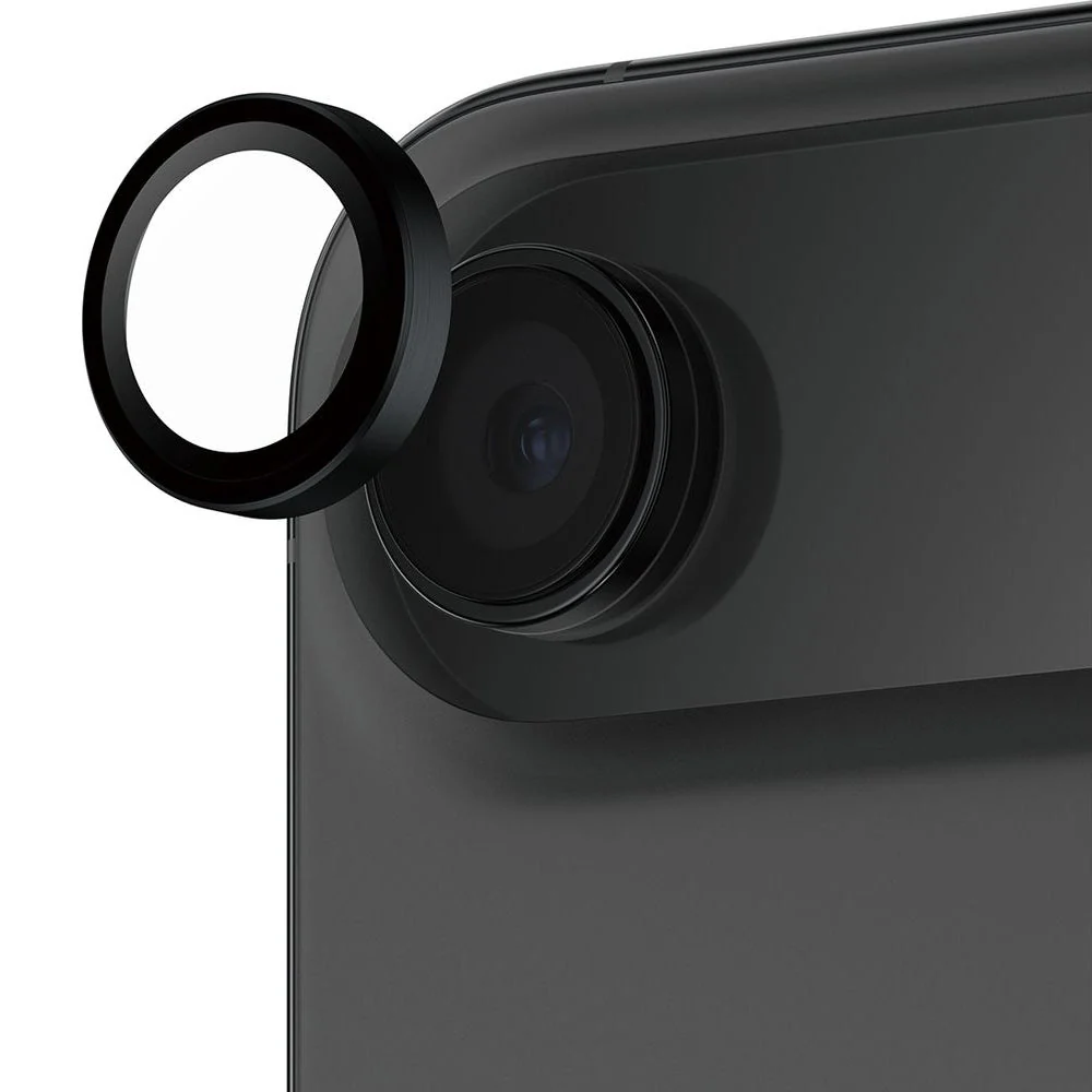 Gehärtetes Glas mit Applikator für iPhone Air, PanzerGlass Hoops Camera, Transparent und Schwarz - Image 2