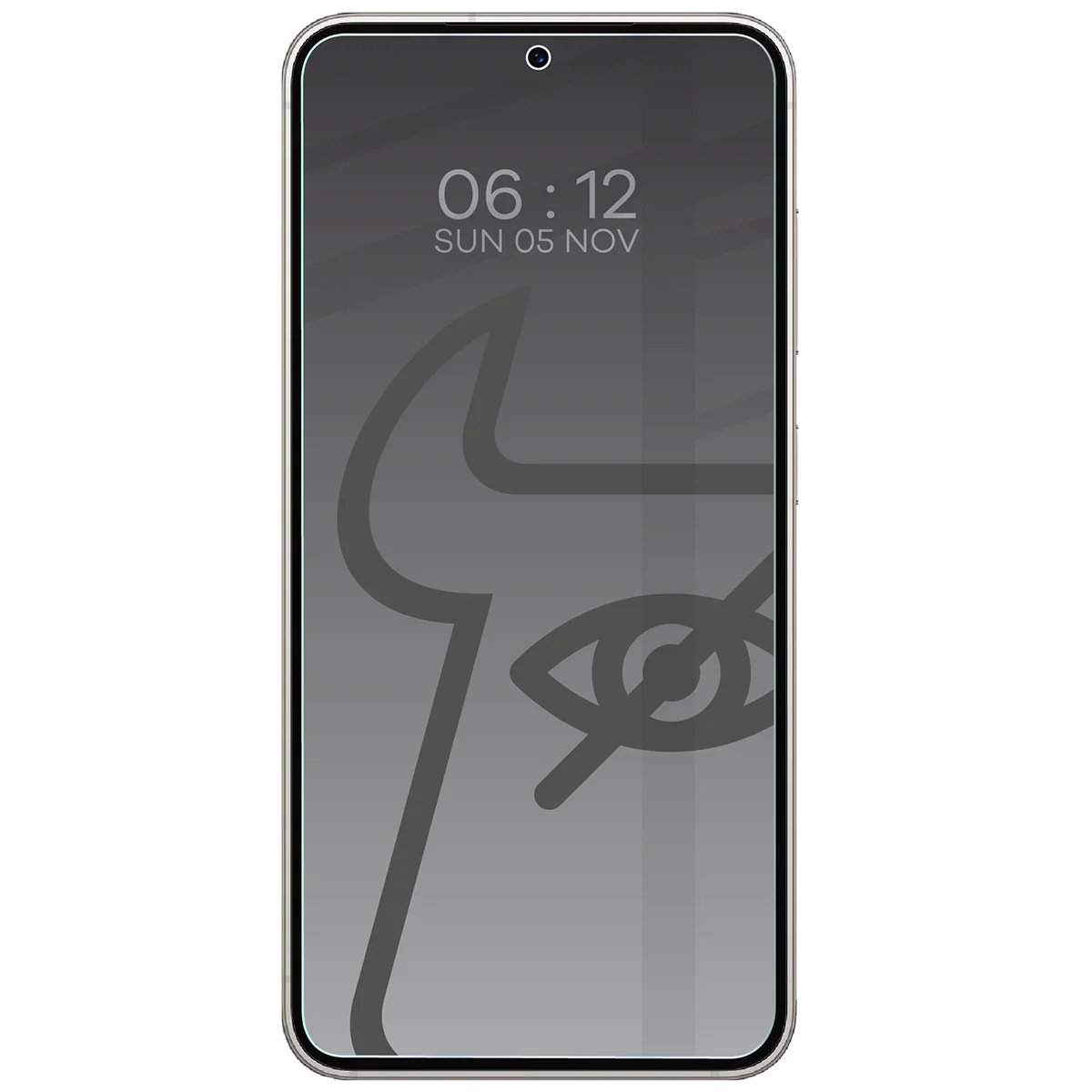 Gehärtetes Glas mit Privatschutzfilter für Galaxy S23, Bizon Glass Clear Shadow Duo, getönt, 2 Stück - Image 3