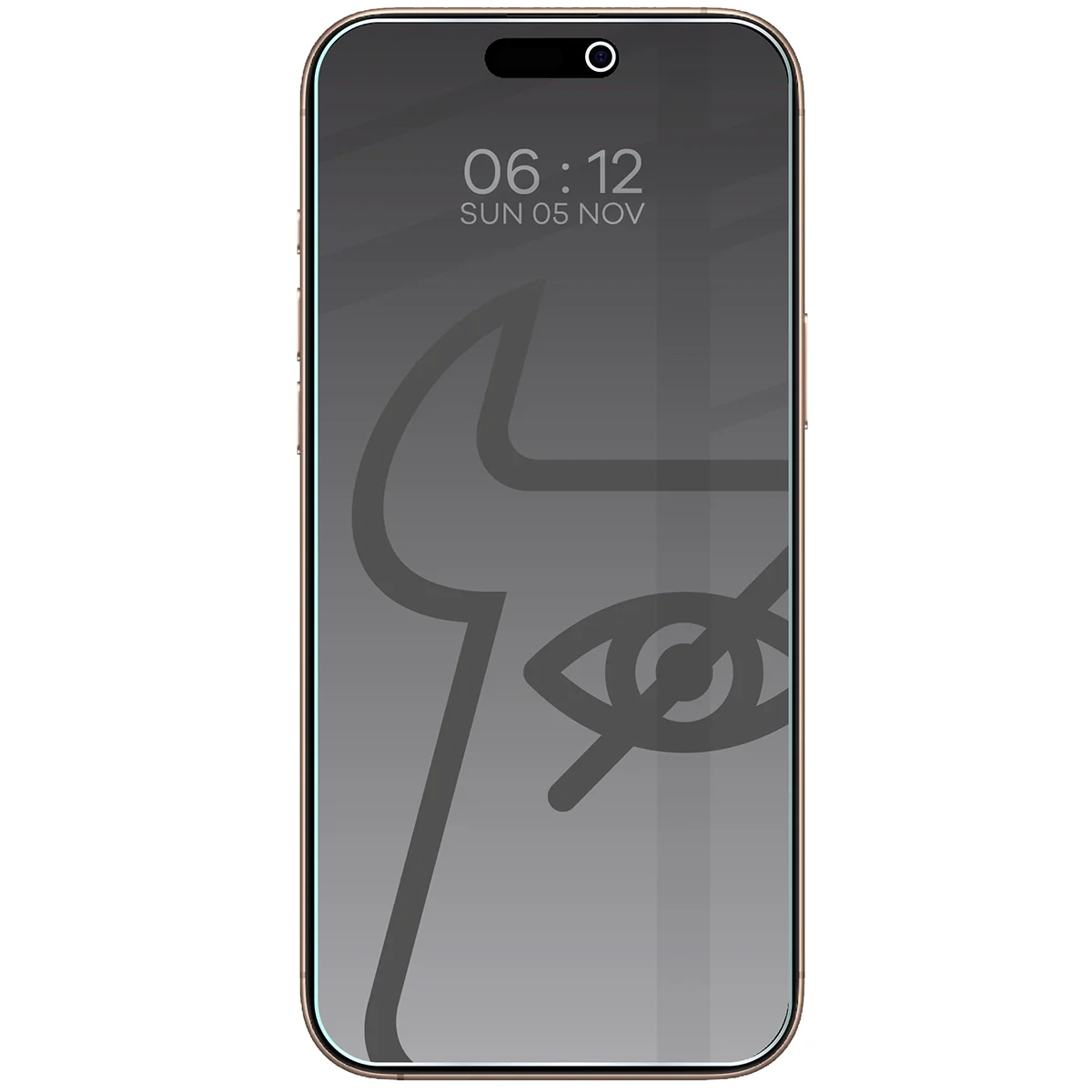Gehärtetes Glas mit Privatschutzfilter für iPhone 16 Pro Max, Bizon Glass Clear Shadow, getönt - Image 3