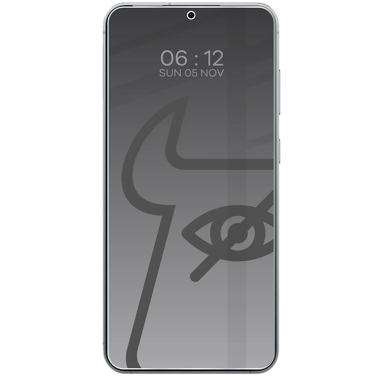 Gehärtetes Glas mit Privatschutzfilter für Samsung Galaxy S26 Plus / S25 Edge, Bizon Glass Clear Shadow, getönt - Image 3