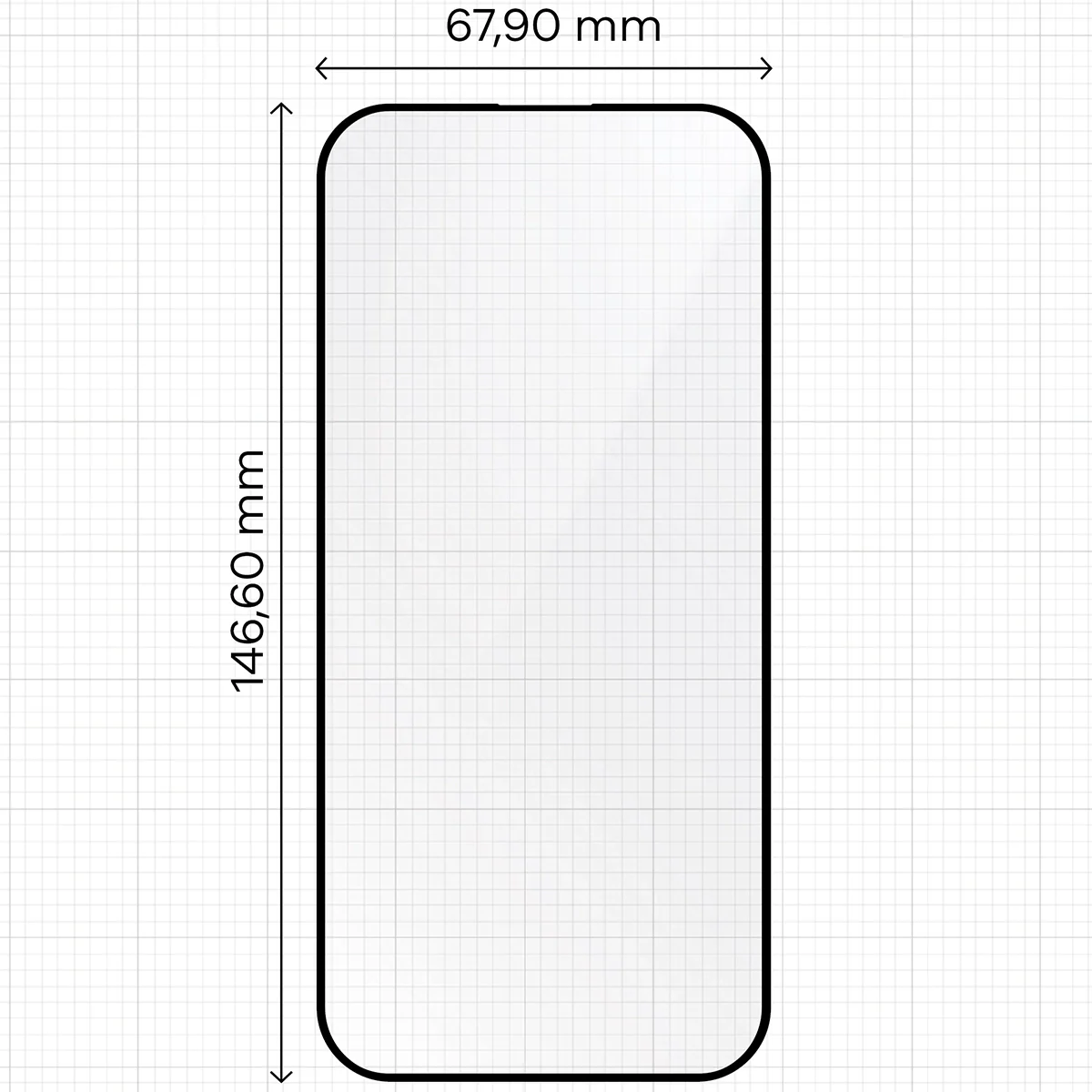 Gehärtetes Glas mit Rahmen zum einfachen Auftragen für iPhone 16 Pro, Bizon Glass Aplikator, 2 Stück - Image 2