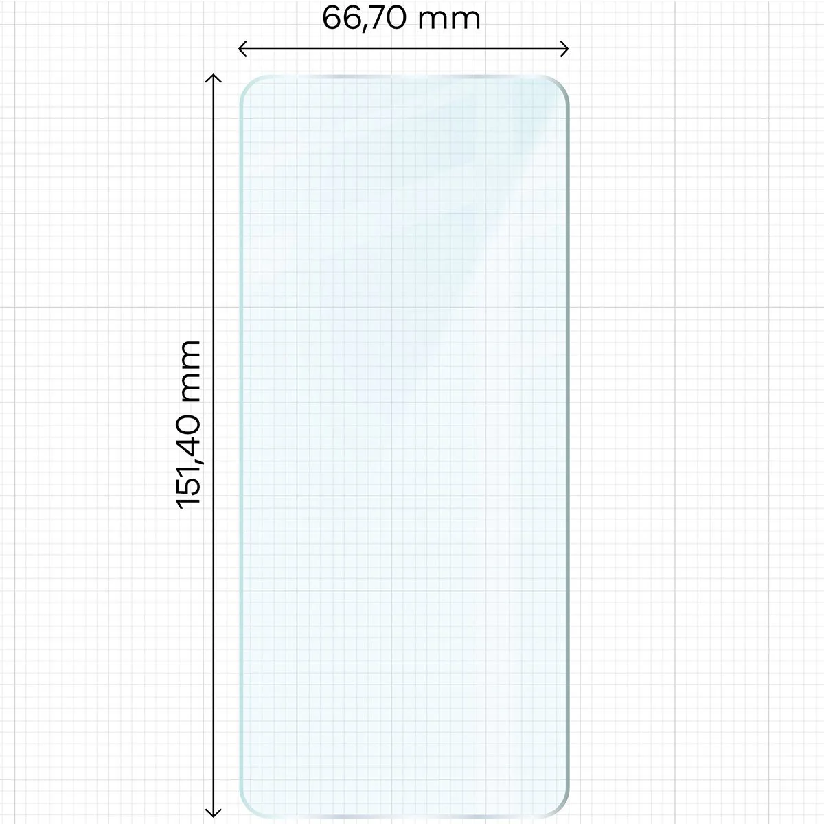 Gehärtetes Glas Bizon Glass Clear 2 für Realme 10 4G - Image 2