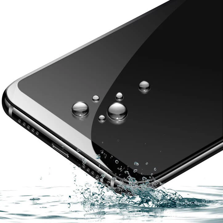 Gehärtetes Glas Bizon Glass Edge für Realme C35, Schwarz - Image 6