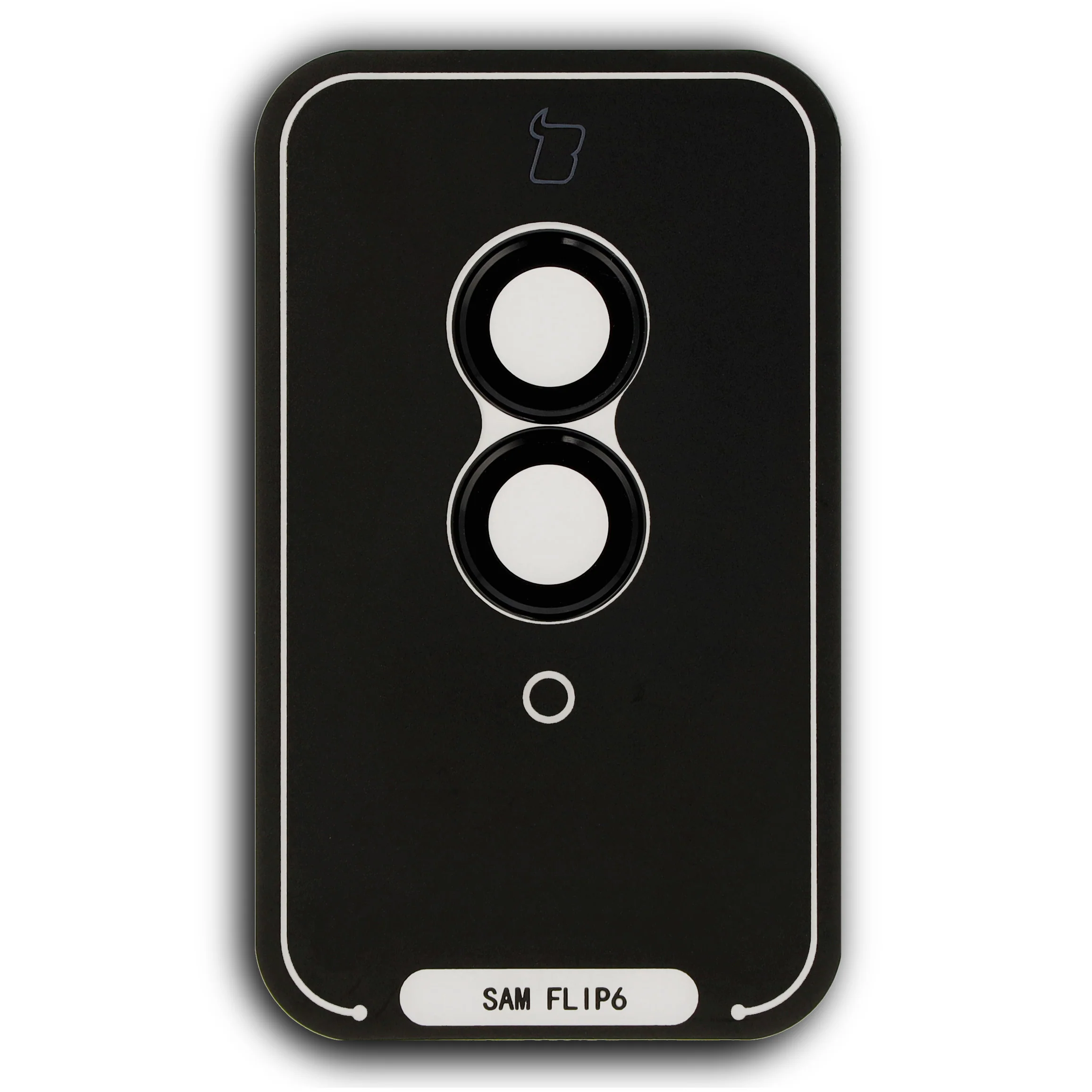 Gehärtetes Glas für die Kamera mit Applikator für Galaxy Z Flip6, Bizon Glass Snap Lens, 1 Set, Schwarz - Image 2