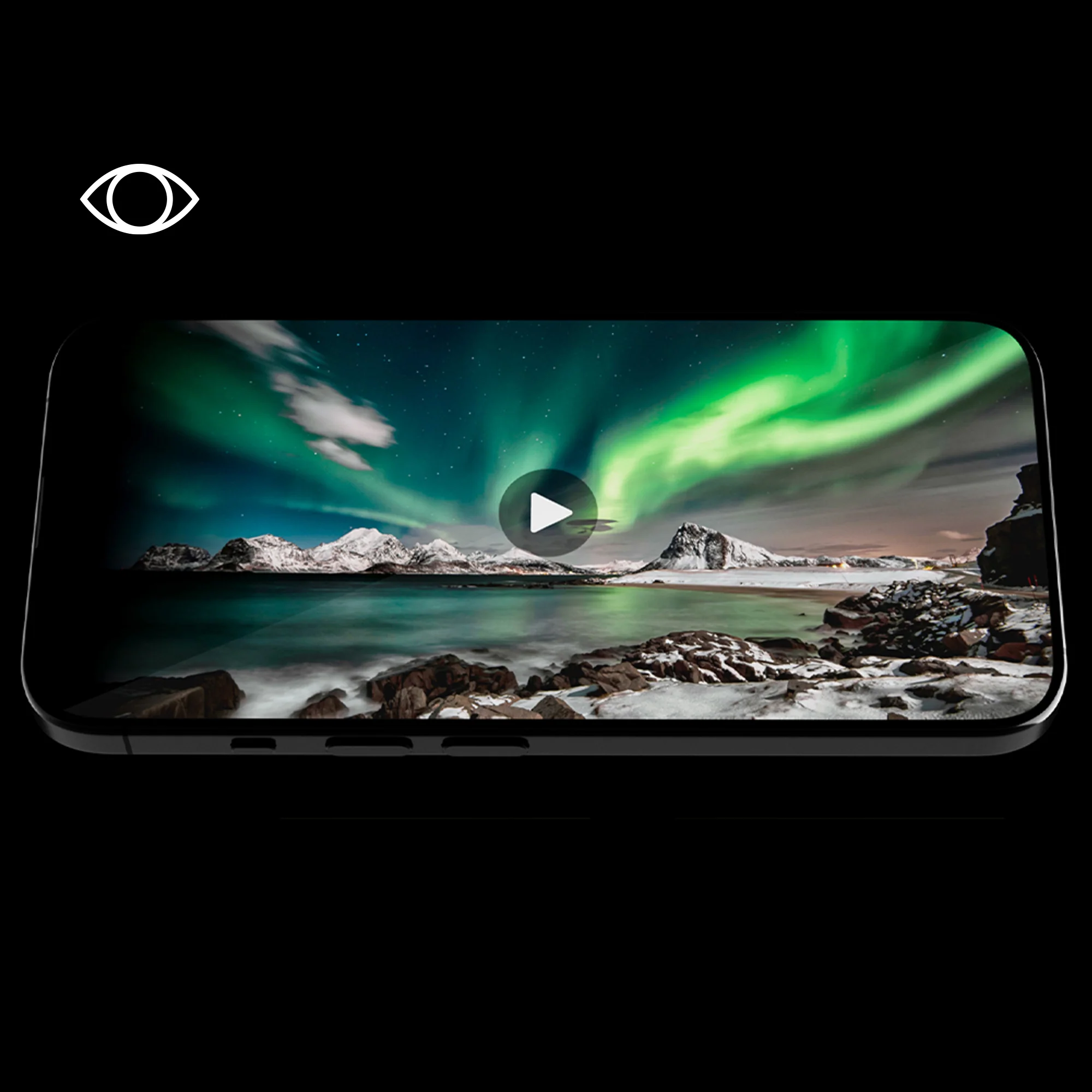 Gehärtetes Glas mit Applikator für iPhone 15 Pro, Hammer Glass XPress Protect - Image 5