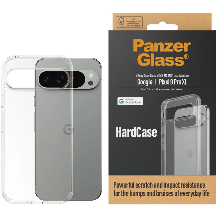 Gepanzerte Handyhülle für Google Pixel 9 Pro XL, PanzerGlass HardCase, Transparent - Image 3
