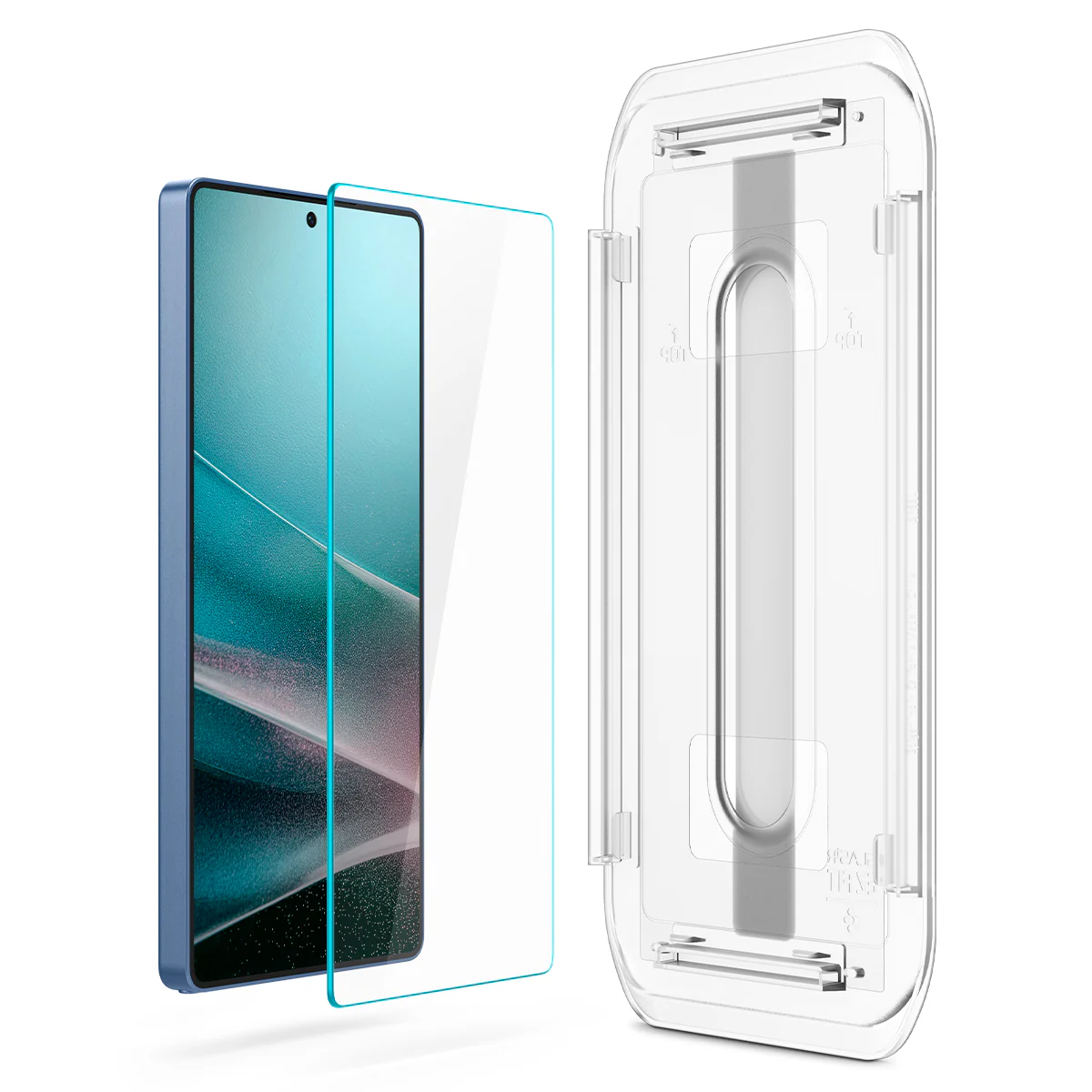Glas + Applikator für Galaxy S25 Ultra, Spigen Glas.tR EZ Fit 2-Pack - Image 5