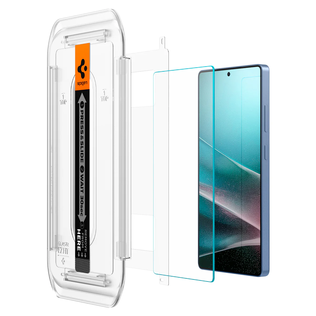 Glas + Applikator für Galaxy S25 Ultra, Spigen Glas.tR EZ Fit 2-Pack - Image 6