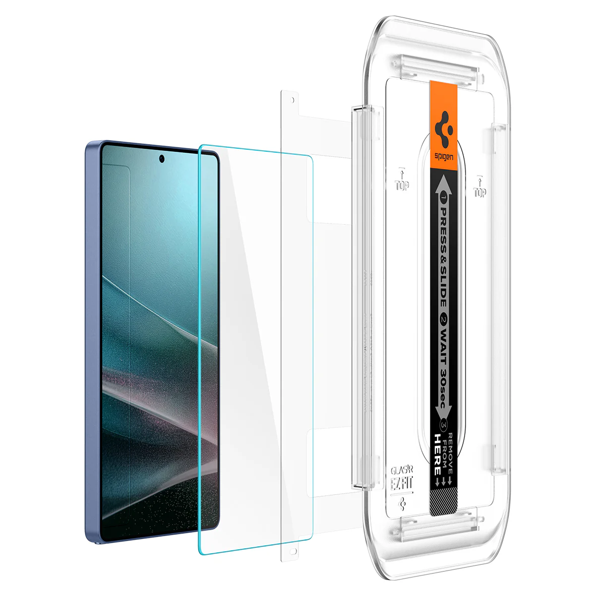 Glas + Applikator für Galaxy S25 Ultra, Spigen Glas.tR EZ Fit 2-Pack - Image 7