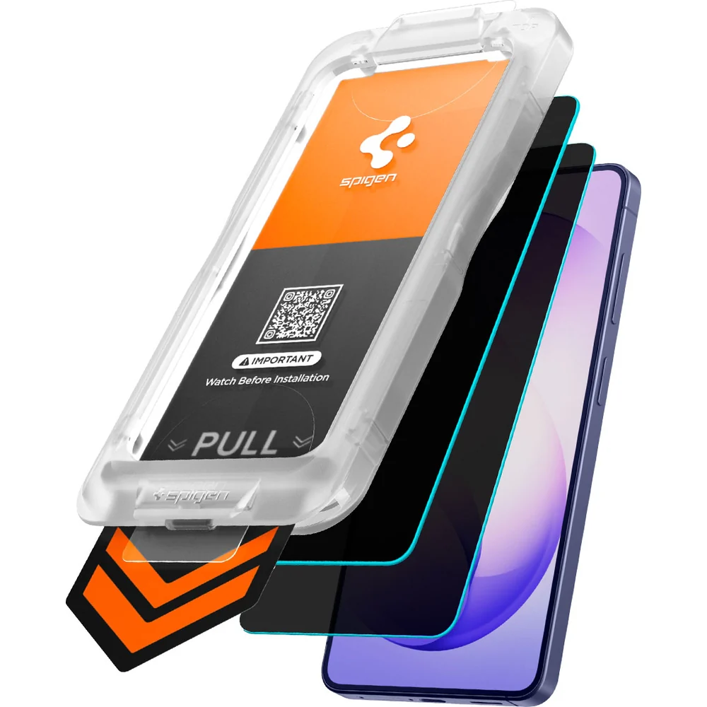 Glas + Applikator für Galaxy S26 Plus, Spigen Glas.tR EZ Fit Pro (AC) Privacy 2-Pack - Image 4
