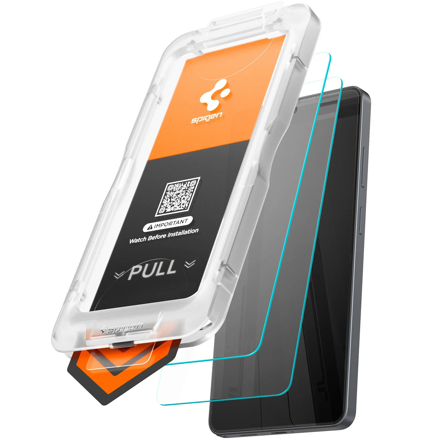 Glas + Applikator für Galaxy S26 Ultra, Spigen Glas.tR EZ Fit Pro 2-Pack (AC) - Image 3
