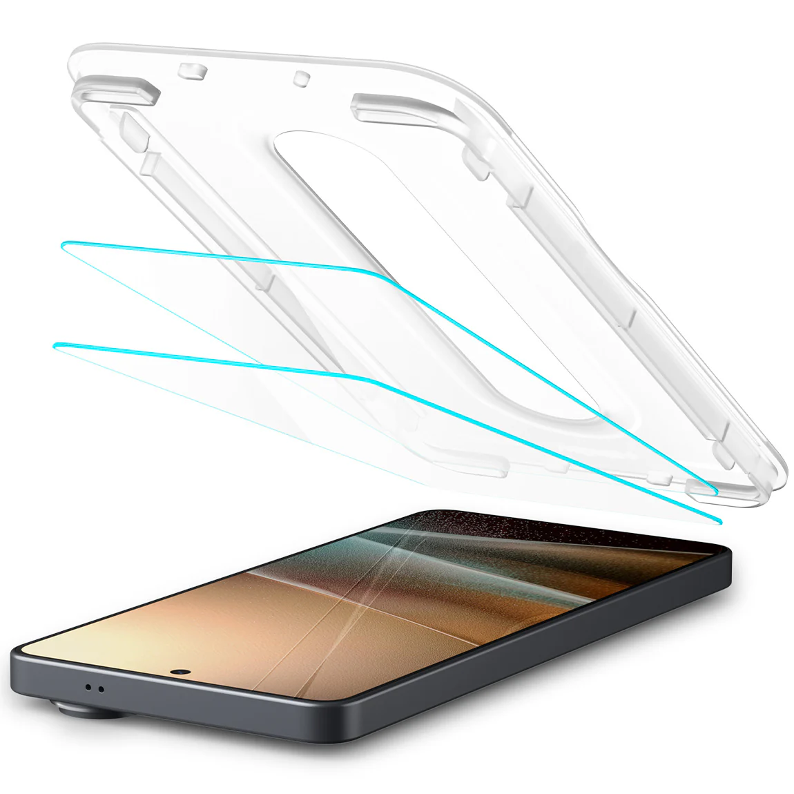 Antireflex Glas + Applikator für Galaxy S26 Ultra, Spigen Glas.tR EZ Fit Pro AntiReflection 2-Pack (AC) - Image 2