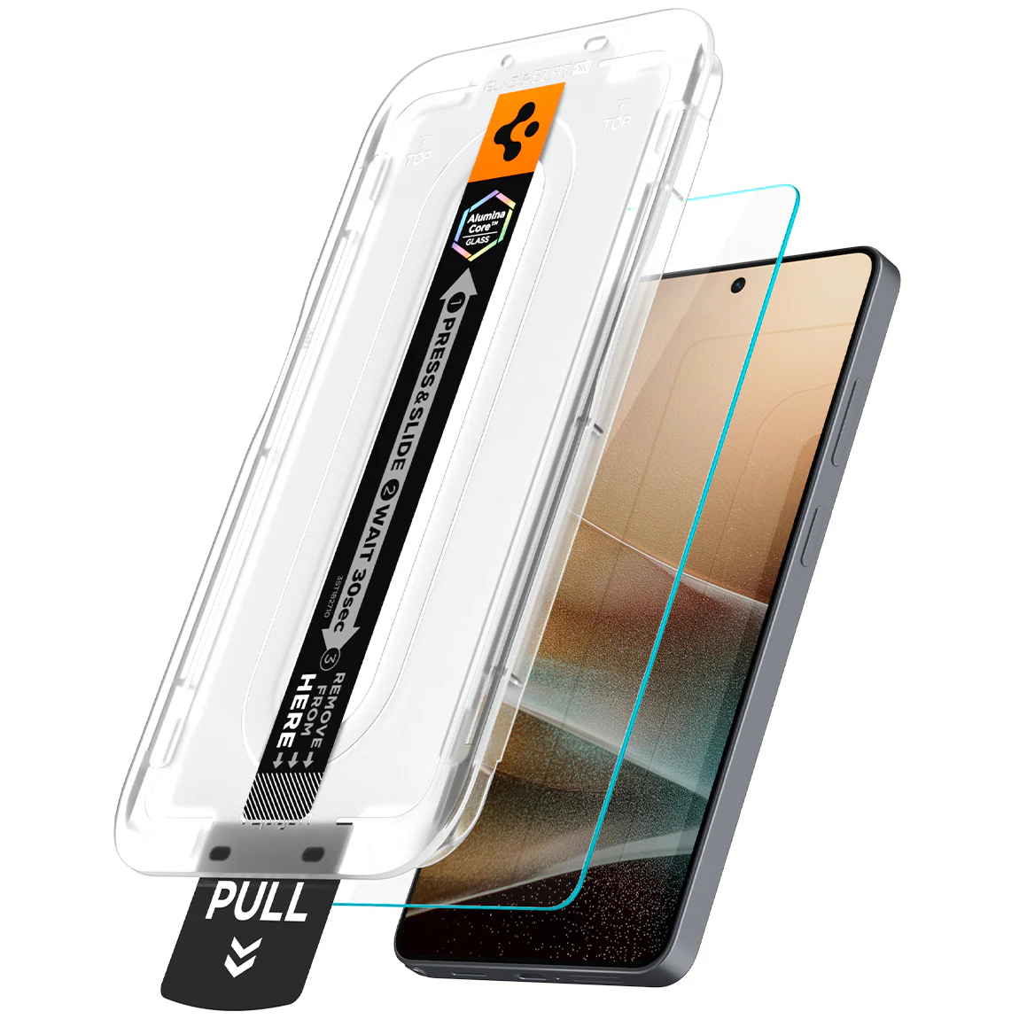 Antireflex Glas + Applikator für Galaxy S26 Ultra, Spigen Glas.tR EZ Fit Pro AntiReflection 2-Pack (AC) - Image 5