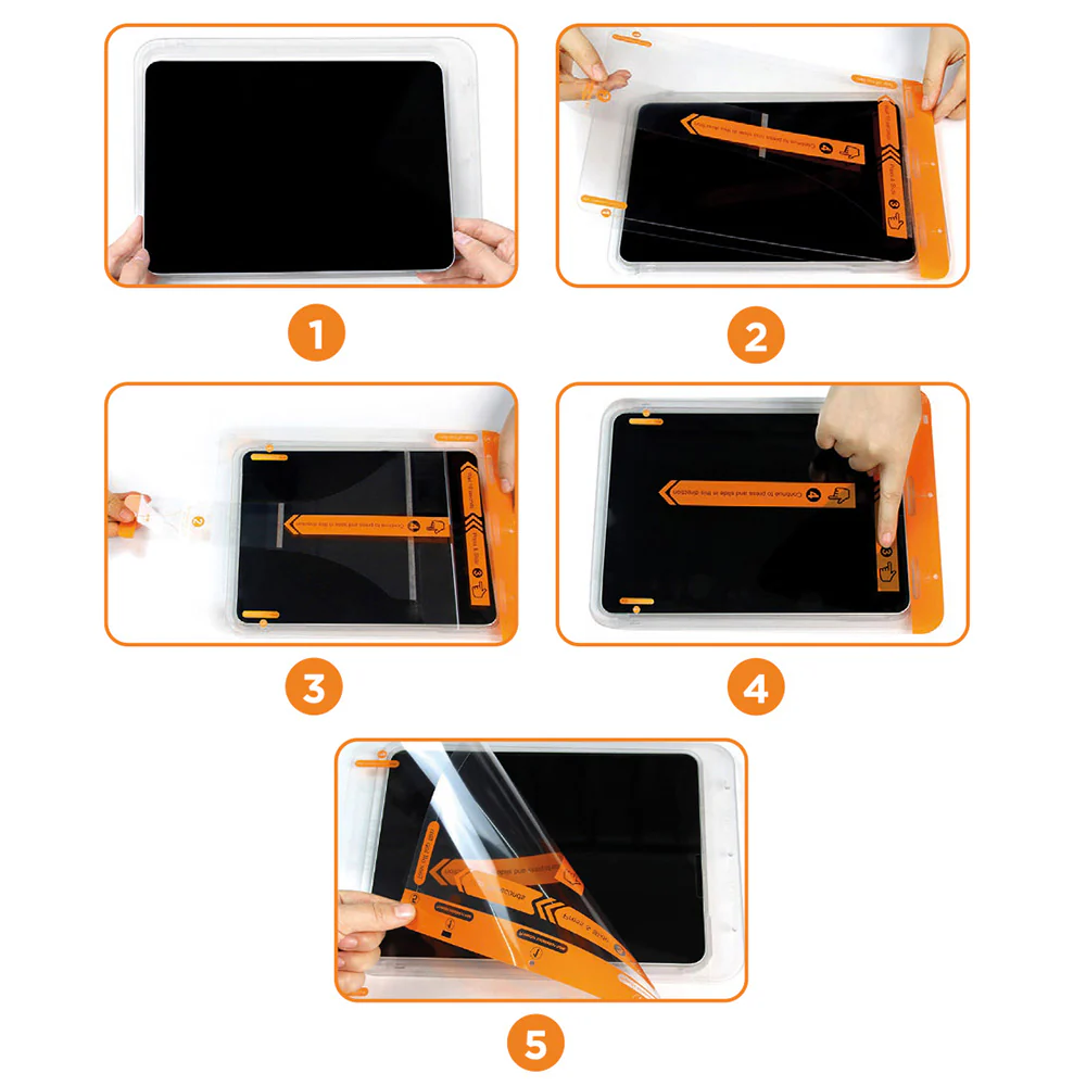 Glas + Applikator für iPad 11 / 10 gen. 2025 / 2022, Mobile Origin Screen Guard, Transparent - Image 4