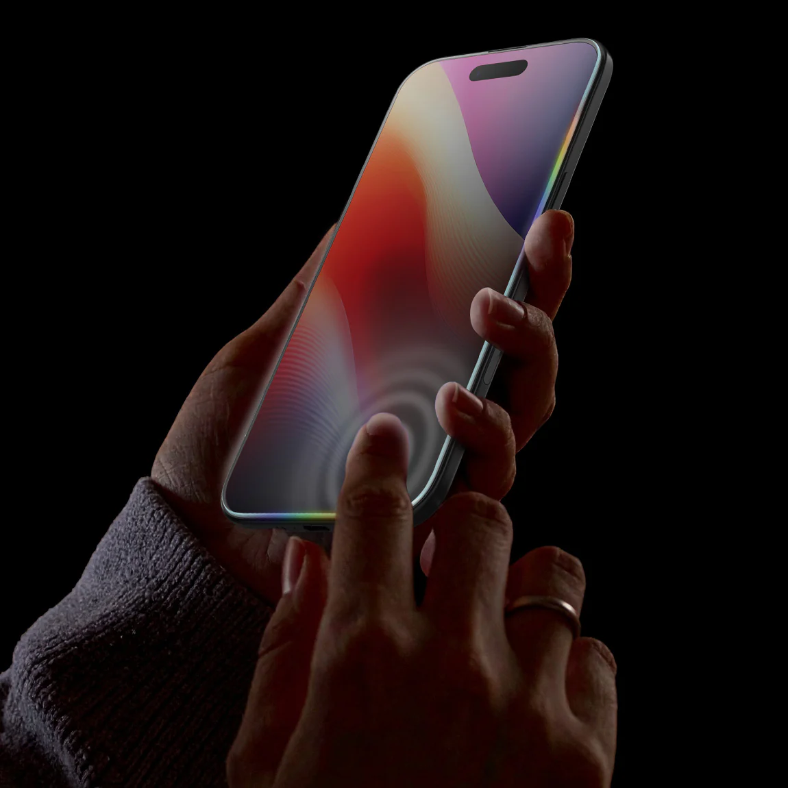 Glas + Applikator für iPhone Air, Spigen Glas.tR EZ Fit Privacy 2-Pack (AC) - Image 10