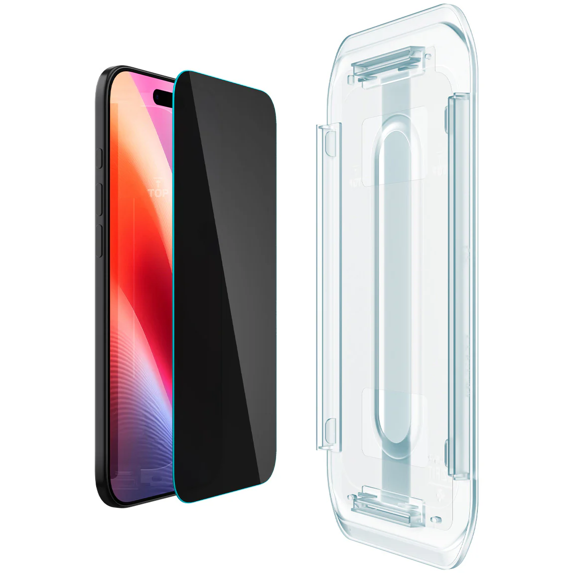 Glas + Applikator für iPhone Air, Spigen Glas.tR EZ Fit Privacy 2-Pack (AC) - Image 3