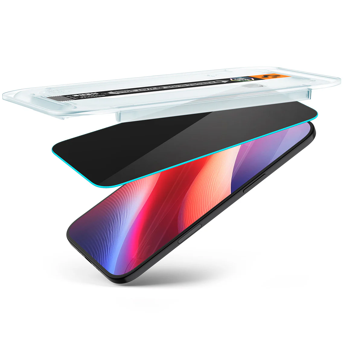 Glas + Applikator für iPhone Air, Spigen Glas.tR EZ Fit Privacy 2-Pack (AC) - Image 6