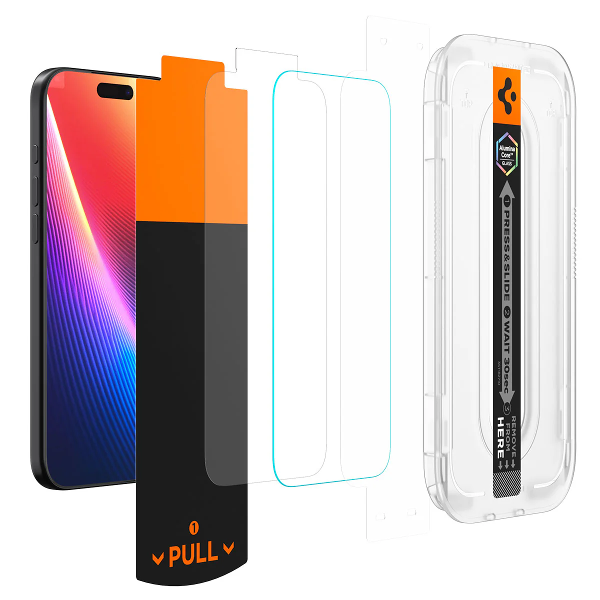 Glas + Applikator für iPhone 17 Pro Max / 16 Pro Max, Spigen Glas.tR EZ Fit Pro 1-Pack (AC) - Image 3