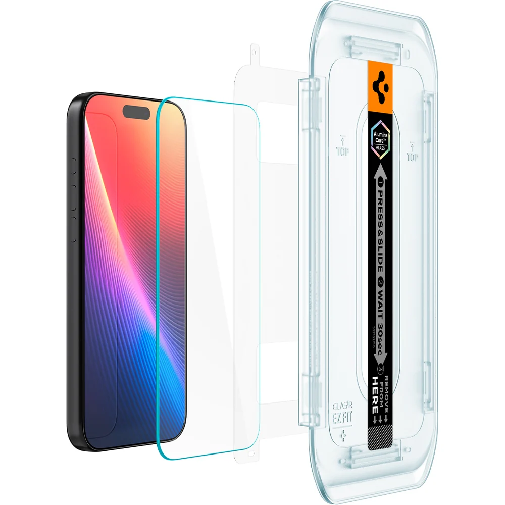 Glas + Applikator für iPhone 17 Pro Max / 16 Pro Max, Spigen Glas.tR EZ Fit 2-Pack (AC) - Image 3
