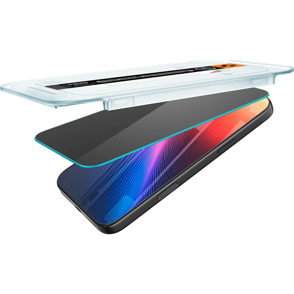 Glas + Applikator für iPhone 17 Pro Max / 16 Pro Max, Spigen Glas.tR EZ Fit Privacy 2-Pack (AC) - Image 4