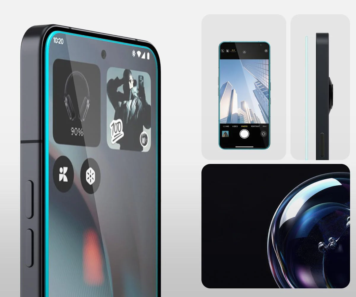 Glas + Applikator für Nothing Phone 3, Spigen Glas.tR EZ Fit 2-Pack - Image 8