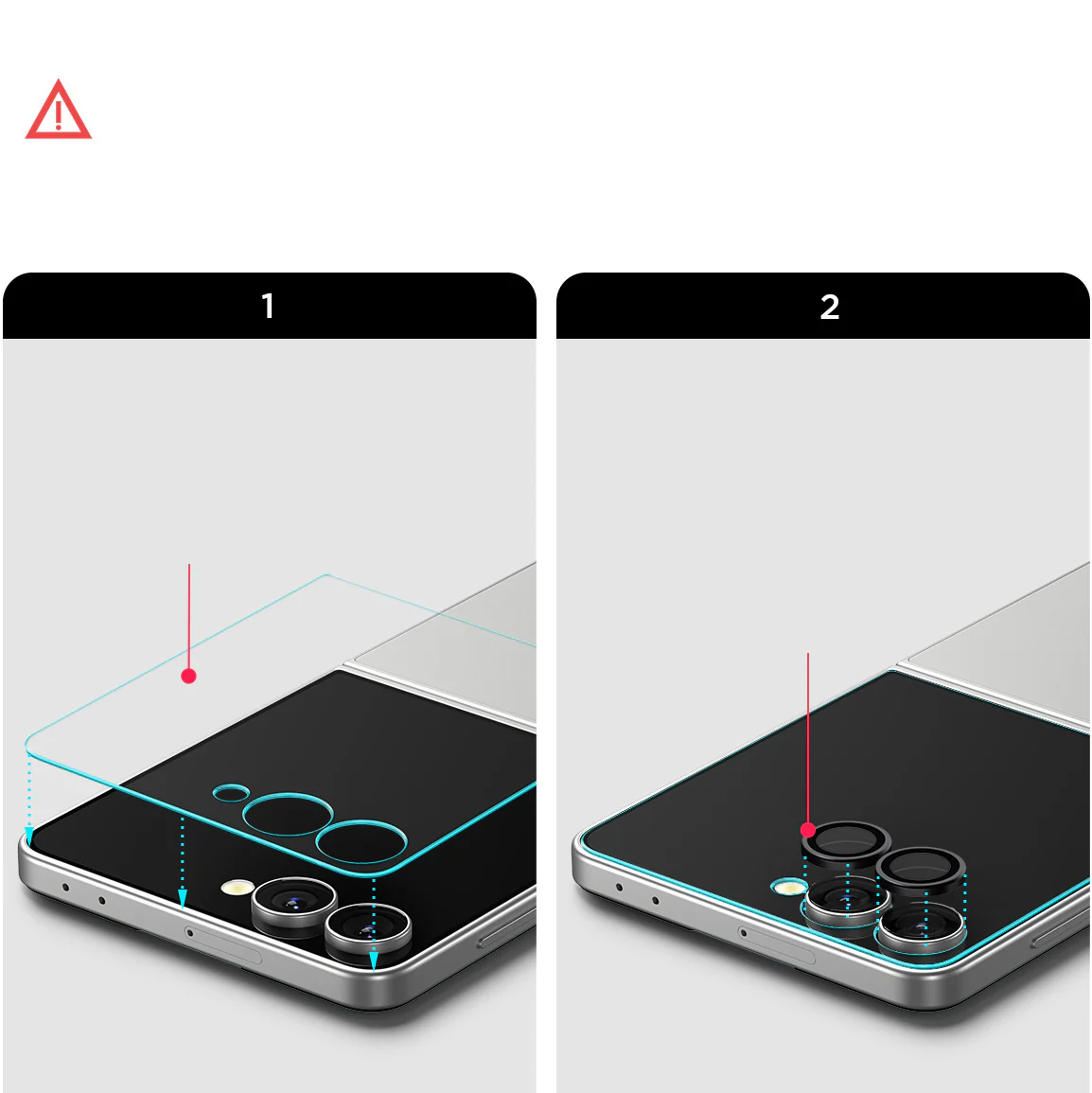 Glas für die Handyhülle für Galaxy Z Flip7, Spigen Glas.tR EZ Fit, Transparent - Image 15