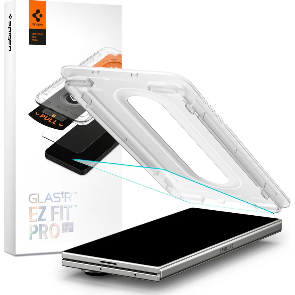 Glas für die Handyhülle für Galaxy Z Fold7, Spigen Glas.tR EZ Fit