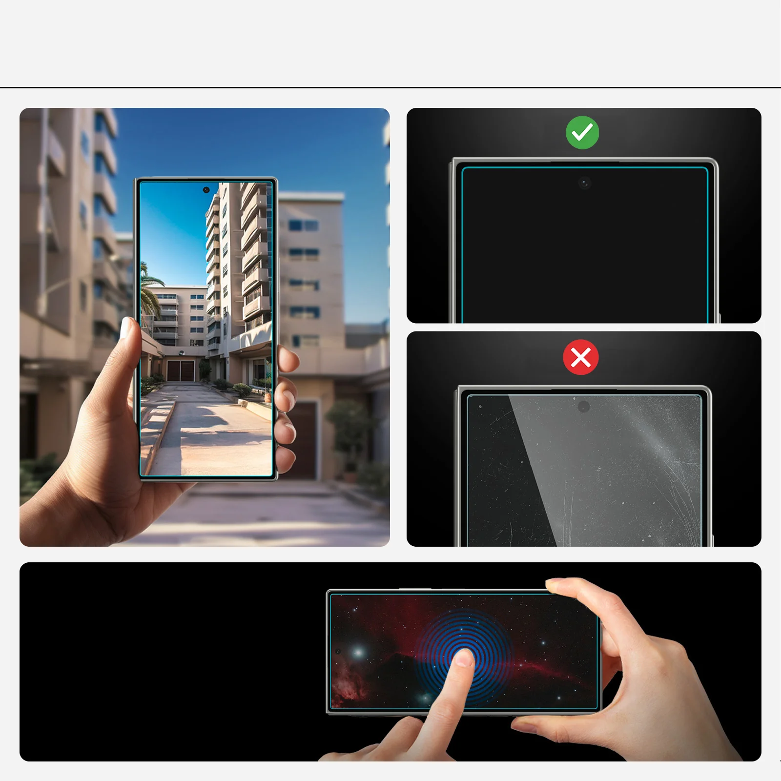 Glas für die Handyhülle für Galaxy Z Fold7, Spigen Glas.tR EZ Fit 2-Pack - Image 12