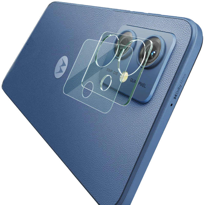 Gehärtetes Glas für die Kamera Bizon Glass Silk Lens für Motorola Moto G54 5G, 2 Stück - Image 5