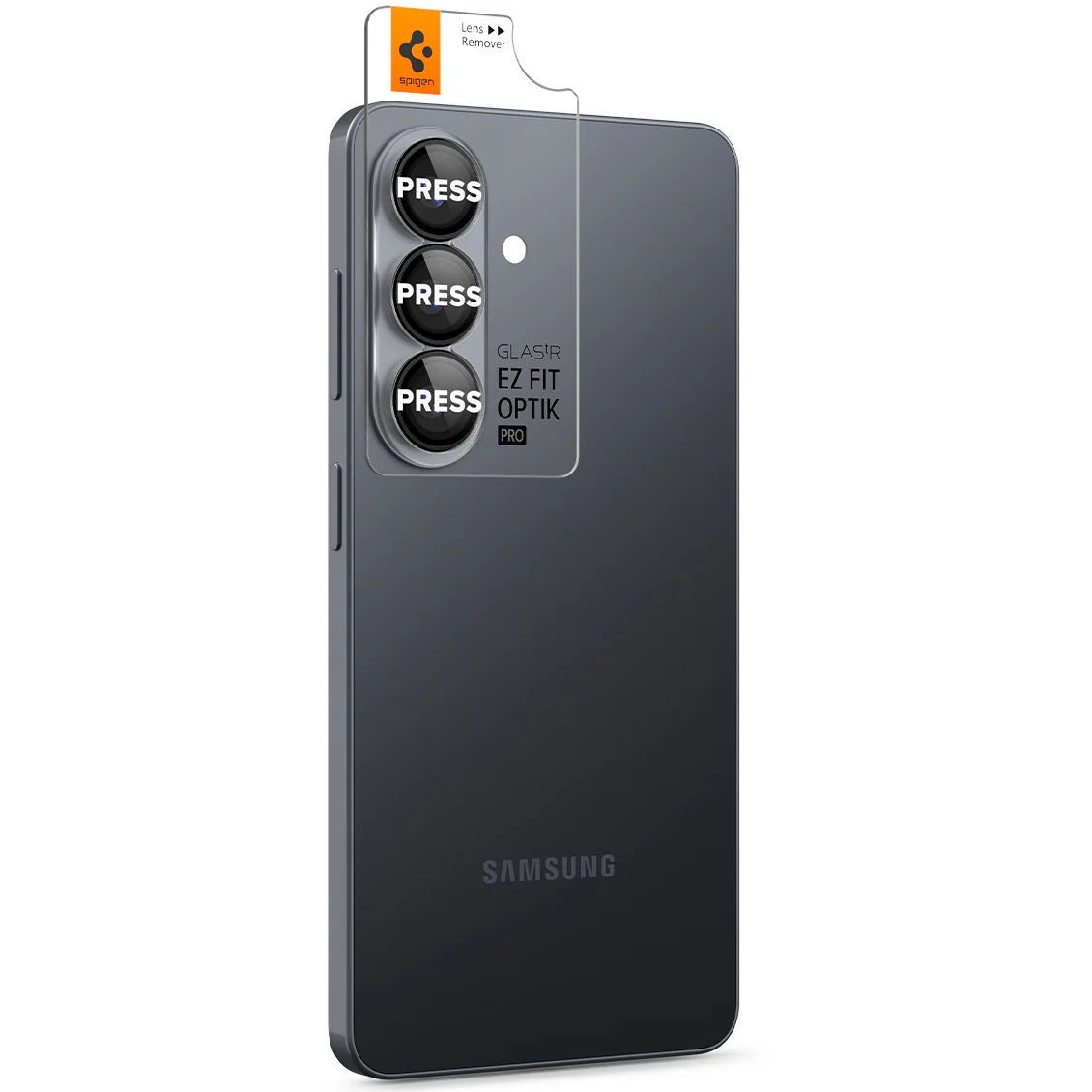 Glas für die Kamera für Galaxy S26, Spigen Glas.tR EZ Fit Optik Pro 2-Pack, Schwarz - Image 6