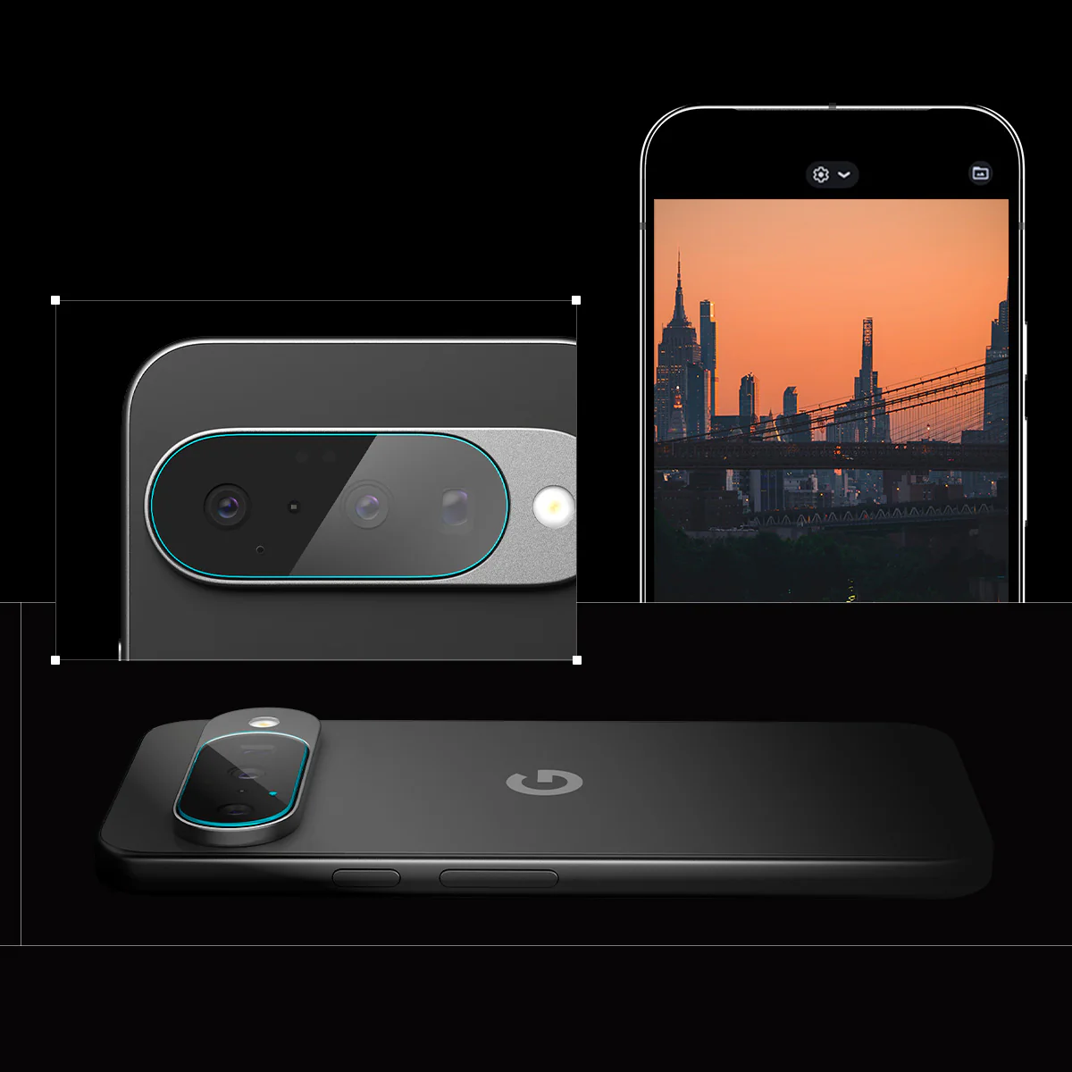 Glas für die Kamera für Google Pixel 10, Spigen Glas.tR Ez Fit Optik 2-Pack, Transparent - Image 11