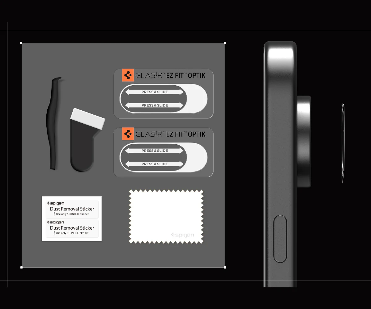 Glas für die Kamera für Google Pixel 10, Spigen Glas.tR Ez Fit Optik 2-Pack, Transparent - Image 14