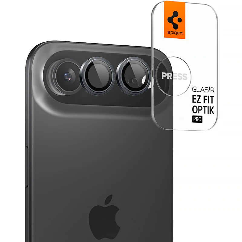 Glas für die Kamera für iPhone Air, Spigen Glas.tR EZ Fit Optik Pro 2-Pack, Schwarz-Grau - Image 2