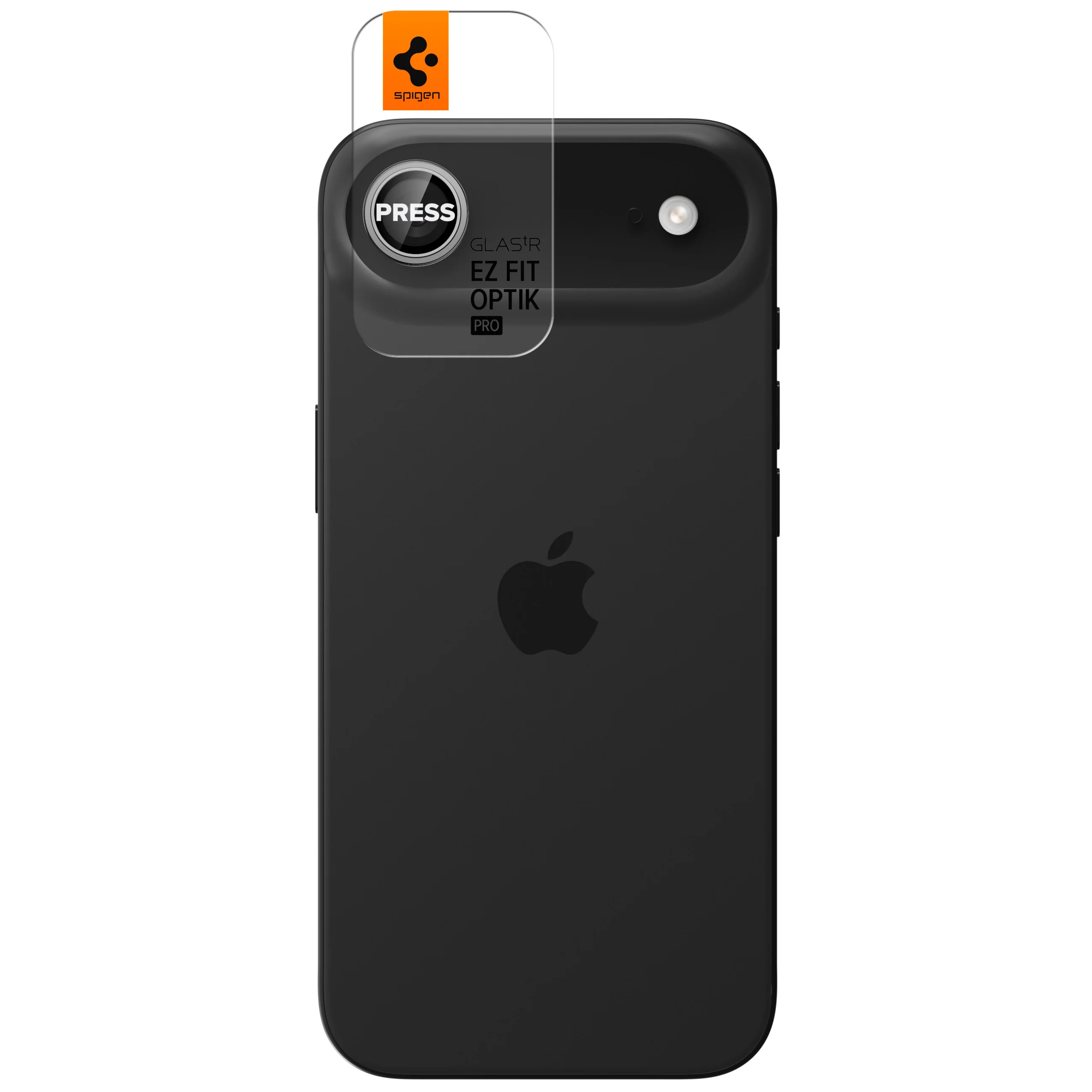 Glas für die Kamera für iPhone Air, Spigen Glas.tR EZ Fit Optik Pro 2-Pack, Schwarz-Silbern - Image 4