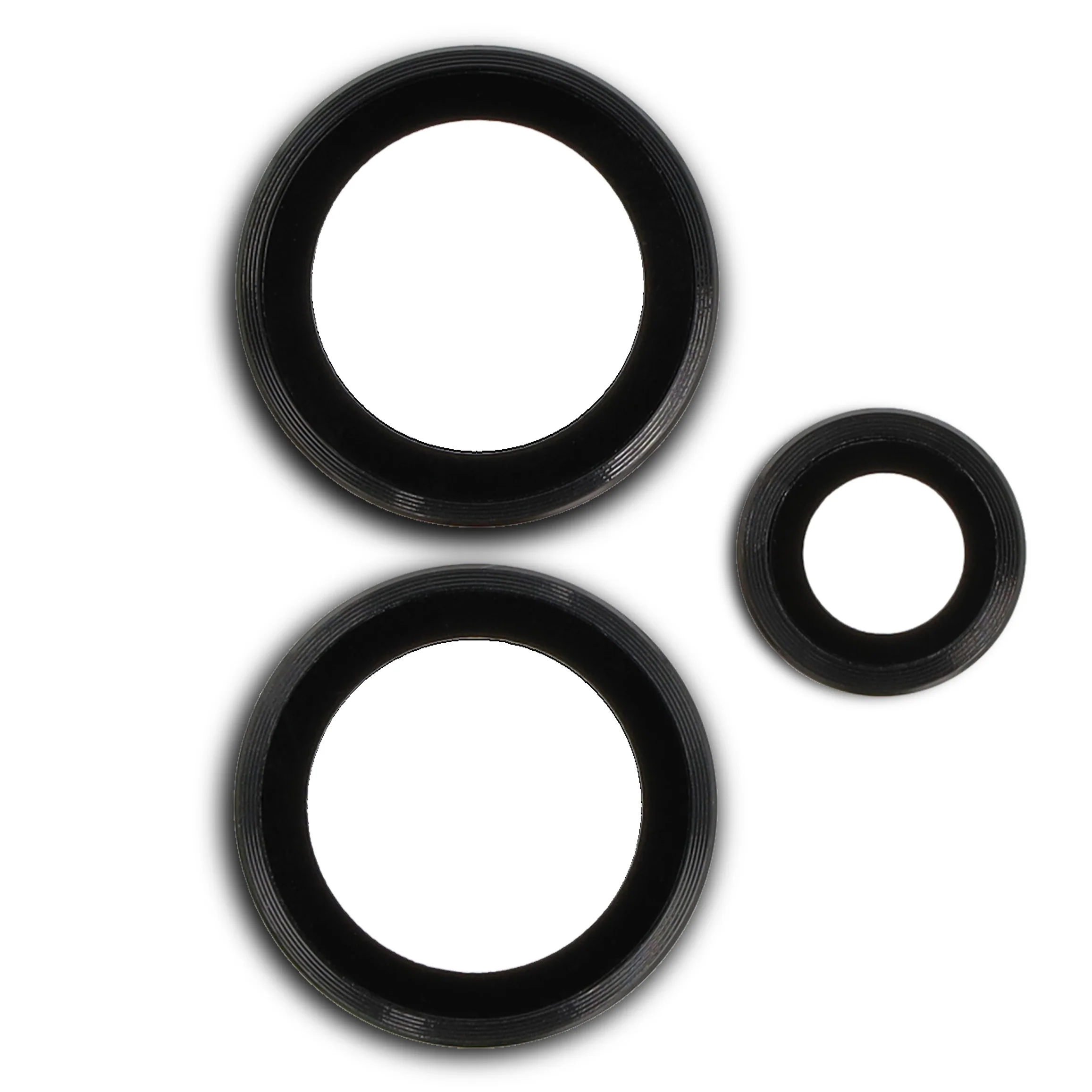 Glas für die Kamera für Xiaomi Redmi Note 14 4G, Bizon Glass Snap Lens, 1 Set, Schwarzer Rahmen - Image 2