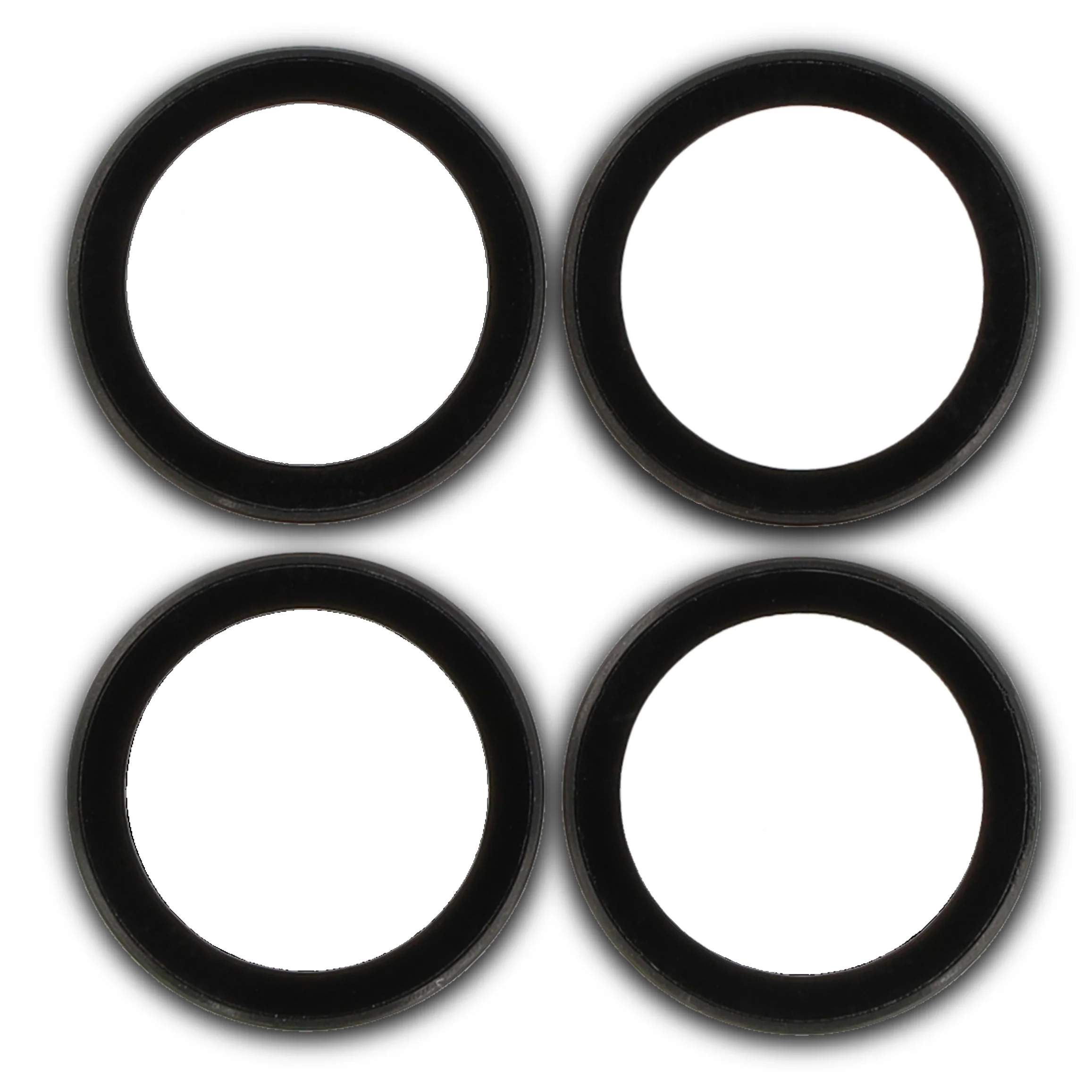 Glas für die Kamera für Xiaomi Redmi Note 14 Pro 4G, Bizon Glass Snap Lens, 1 Set, Schwarzer Rahmen - Image 2