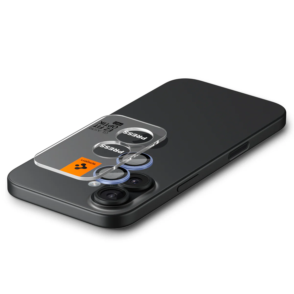 Glas für die Kamera Spigen Glas.tR EZ Fit Optik Pro 2-Pack für iPhone 17 / 16 Plus / 16, Schwarz-Blau - Image 5