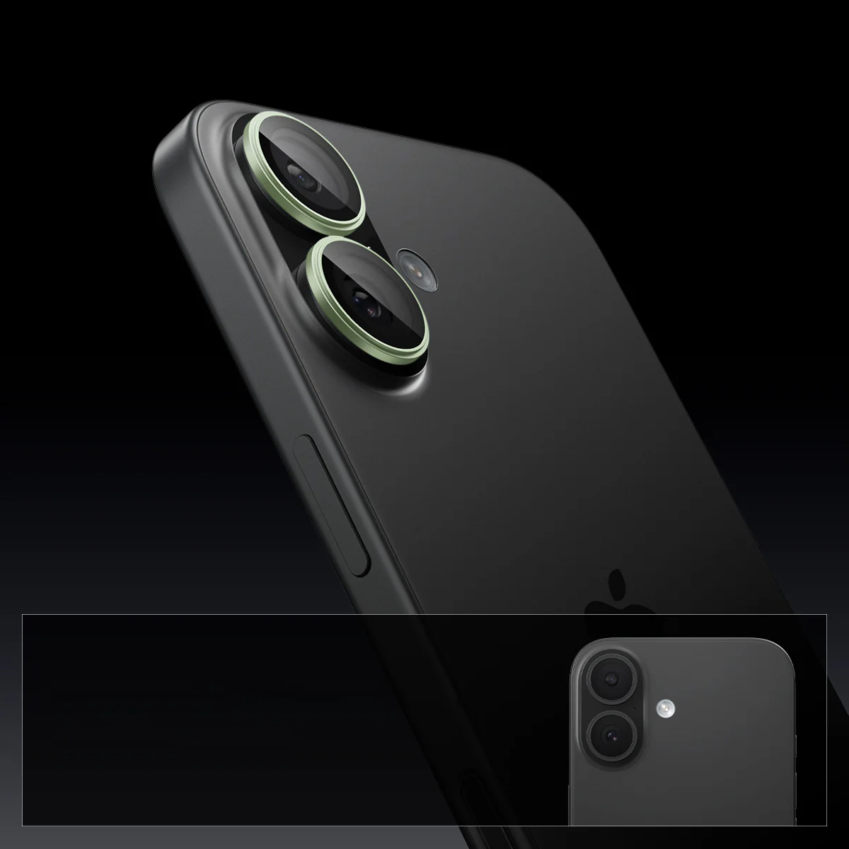 Glas für die Kamera Spigen Glas.tR EZ Fit Optik Pro 2-Pack für iPhone 17 / 16 Plus / 16, Schwarz-Grün - Image 9