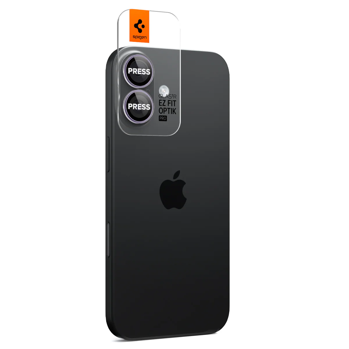 Glas für die Kamera Spigen Glas.tR EZ Fit Optik Pro 2-Pack für iPhone 17 / 16 Plus / 16, Schwarz-Violett - Image 3
