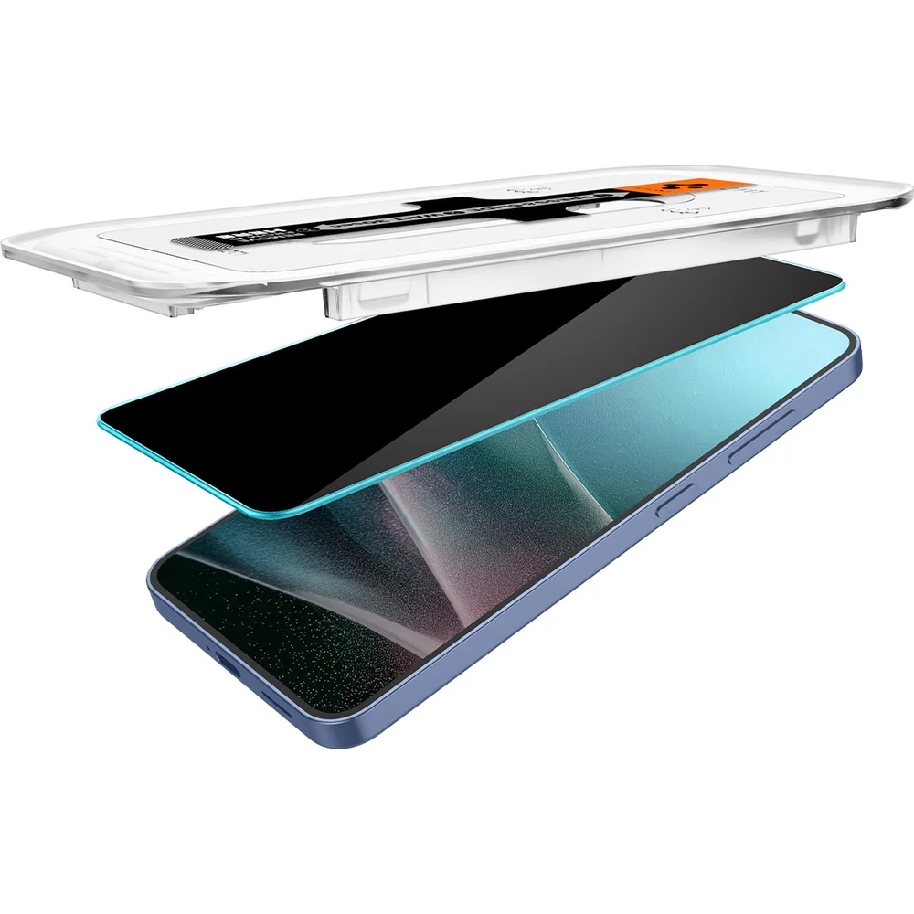 Glas für die Schutzhülle für Galaxy S25 / S24, Spigen Glas.tR EZ Fit Privacy 2-Pack - Image 3