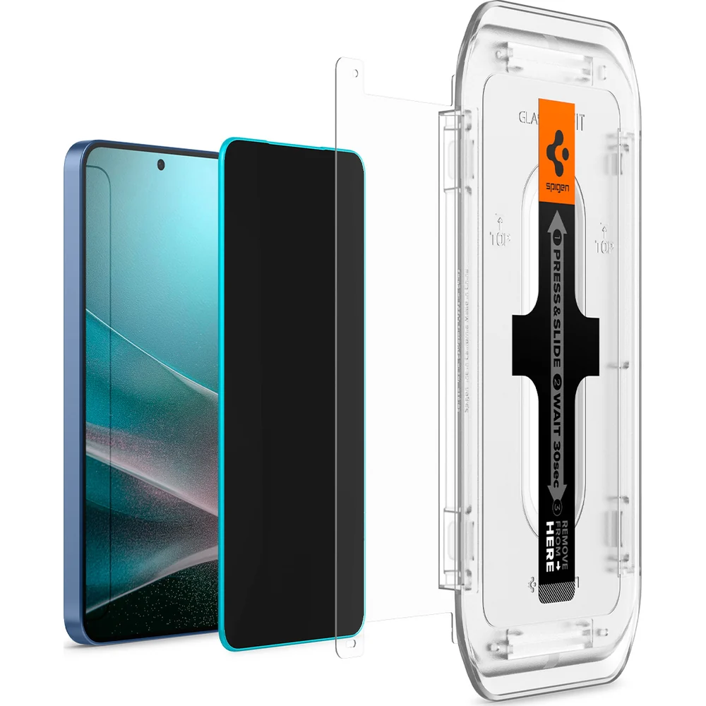Glas für die Schutzhülle für Galaxy S25 / S24, Spigen Glas.tR EZ Fit Privacy 2-Pack - Image 7