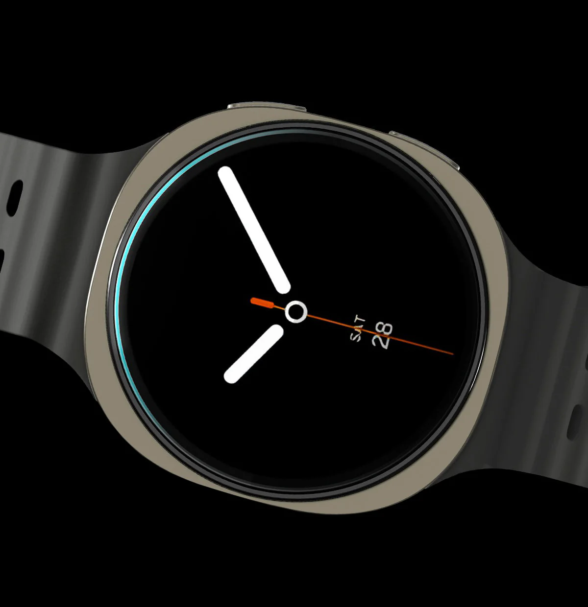 Glas für die Schutzhülle für Galaxy Watch 8 44mm, Spigen Glas.tR EZ Fit 2-Pack - Image 9