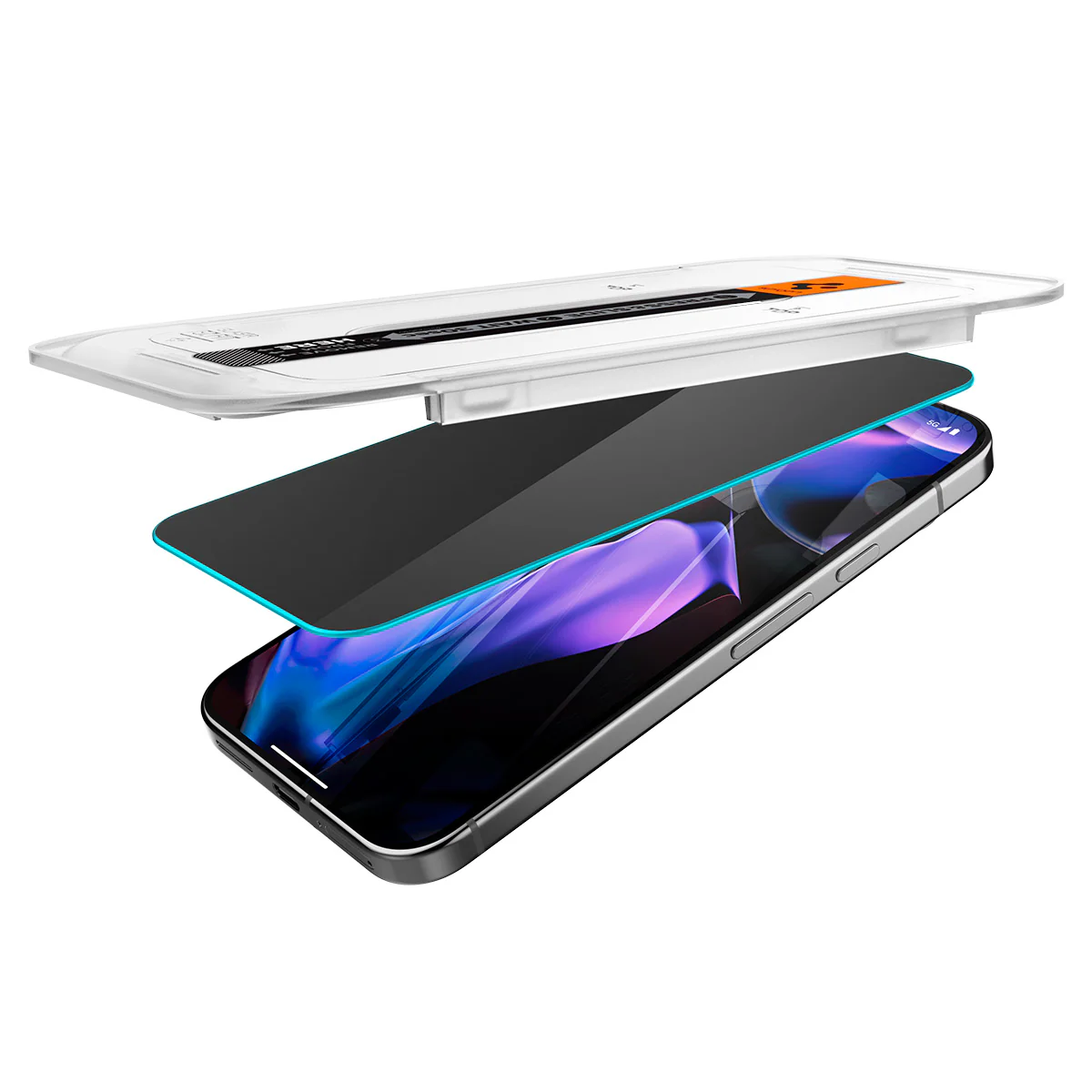 Glas für die Schutzhülle für Google Pixel 10 Pro XL / 9 Pro XL, Spigen Glas.tR EZ Fit Privacy 2-Pack - Image 6