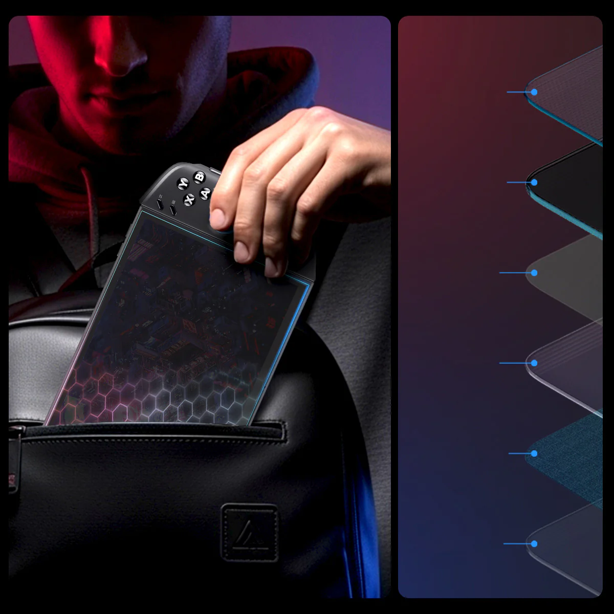 Glas für die Schutzhülle für Lenovo Legion Go 2, Spigen Glas.tR Slim 2-Pack, Transparent - Image 9