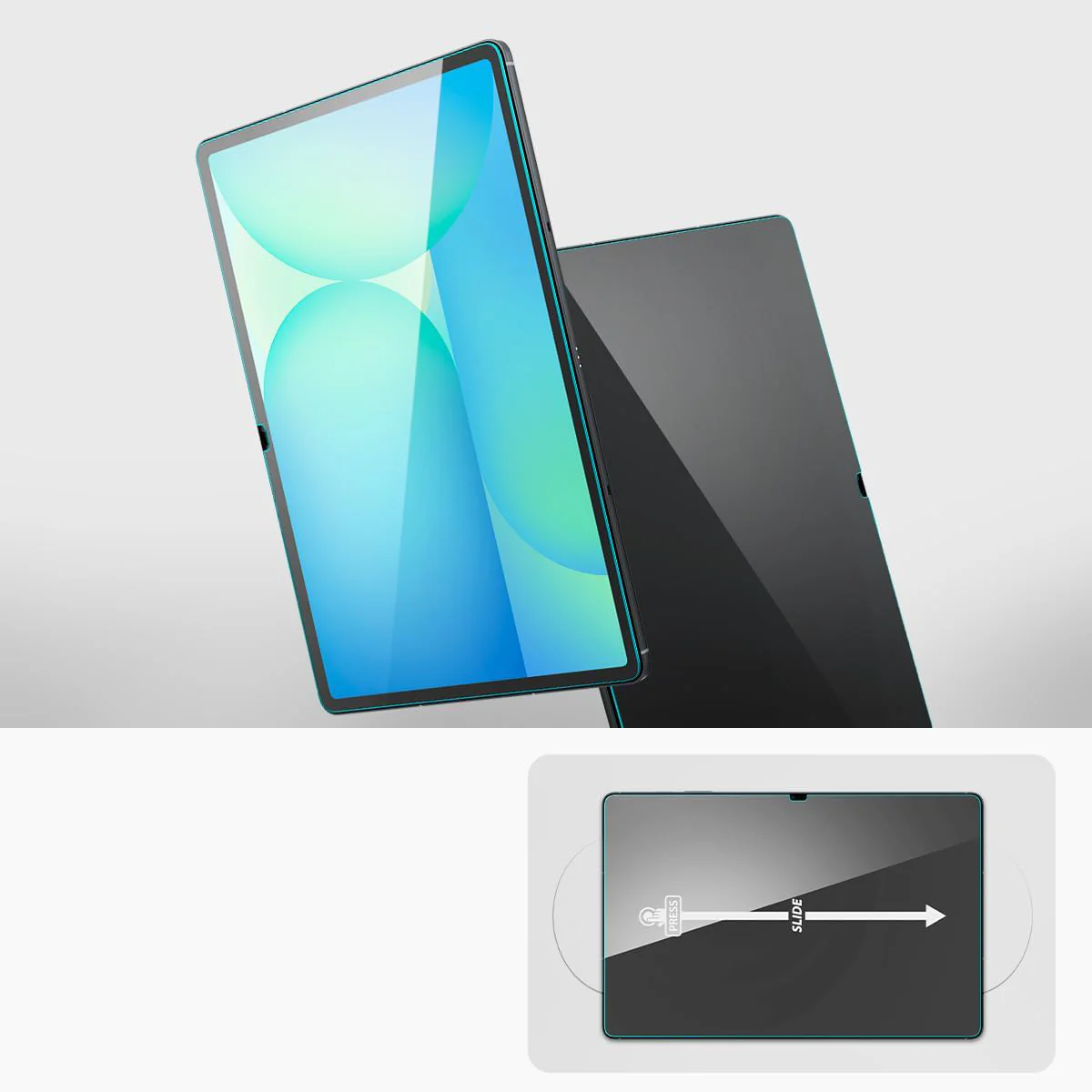 Glas für Schutzhülle für Galaxy Tab S10 FE Plus, Spigen Glas.tR Slim 1-Pack - Image 6